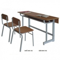 Bàn ghế học sinh cấp 2 BHS102A