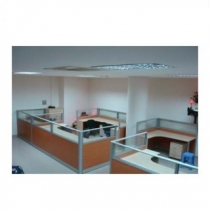 Vách ngăn gỗ kính GK03