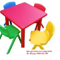 Bàn ghế mầm non 03