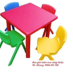 Bàn ghế mầm non 03